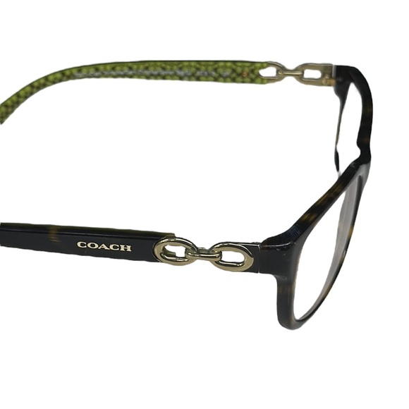 Coach HC5232 Fannie Dark Tortoise/Green Sig C Eyeglass Glasses Frames 52-16 135 - Picture 12 of 15